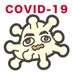 [LINEスタンプ] 新型コロナウィルス もちこちゃ シリーズ4