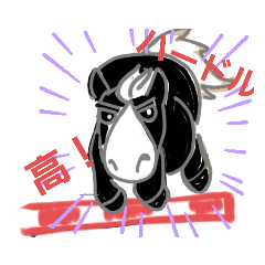[LINEスタンプ] 鼻白くろちゃん 1