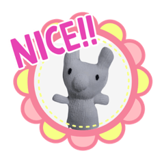 [LINEスタンプ] ぴょんきちくん〜軍手ウサギ〜
