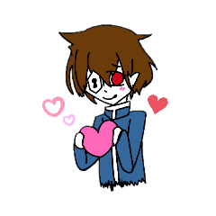 [LINEスタンプ] 変な男の子