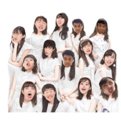 [LINEスタンプ] 人生全員下り坂46！！！！