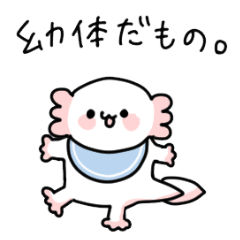 [LINEスタンプ] 愛情のウーパールーパーこんどう