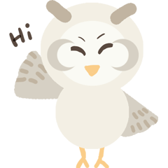 [LINEスタンプ] フクロウマイちゃん