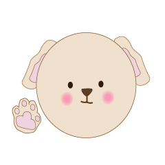 [LINEスタンプ] 平凡な子犬の日常