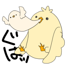 [LINEスタンプ] 焼き鳥さん