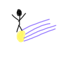 [LINEスタンプ] ぼうにんげんくん01