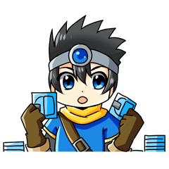 [LINEスタンプ] 懐かしいメディア 勇者エムディー (MD編)