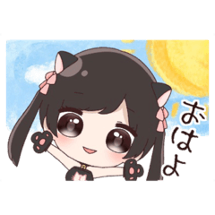 [LINEスタンプ] ねこゆきねこ②