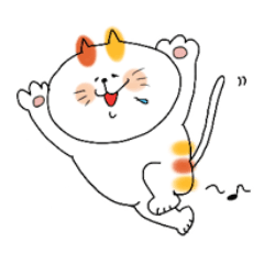 [LINEスタンプ] ニャシャのおかげ
