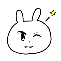 [LINEスタンプ] イケメンうさぎ！