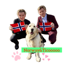 [LINEスタンプ] marcus＆martinus＆emma＆tico