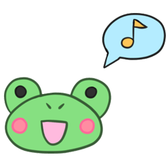 [LINEスタンプ] ともだちカエルのフロッギー