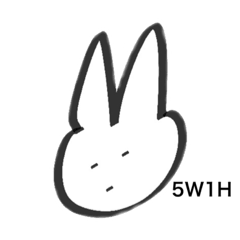 [LINEスタンプ] 適当な兎