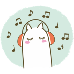 [LINEスタンプ] ニョロねこの毎日 その1
