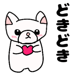 [LINEスタンプ] 白い子猫みくるの毎日たのしいスタンプ