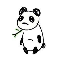 [LINEスタンプ] ぶっしーパンダ