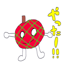 [LINEスタンプ] りんごメロン