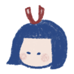 [LINEスタンプ] 赤りぼん