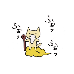 [LINEスタンプ] ねこの神様