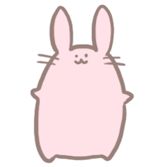 [LINEスタンプ] 感情を伝えるうさぎ