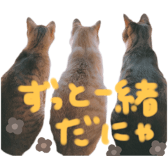 [LINEスタンプ] ハナつむじふたえ