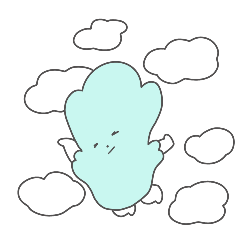 [LINEスタンプ] ピュアクラウド