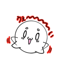 [LINEスタンプ] ハイテンションなしらたまちゃん