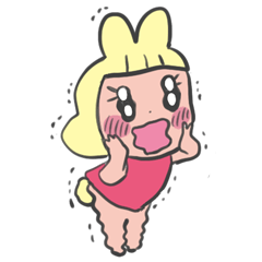 [LINEスタンプ] うさぎちゃんのドキドキ日常