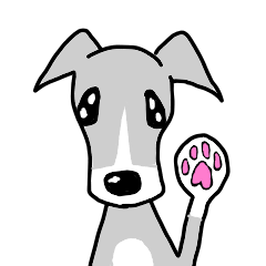 [LINEスタンプ] 犬種イタリアングレーハウンド