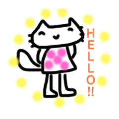 [LINEスタンプ] ねここのあいさつ4