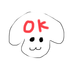 [LINEスタンプ] 5秒で書いた犬