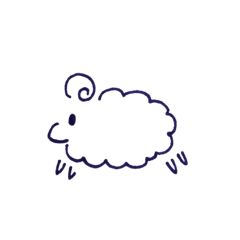 [LINEスタンプ] みかむーのひつじスタンプ
