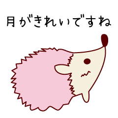 [LINEスタンプ] 可愛いハリネズミのルナちゃん