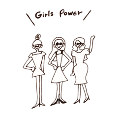 [LINEスタンプ] Lucky Girls！2