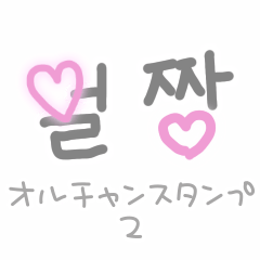 [LINEスタンプ] オルチャン スタンプ⒉ 日本語入ってるよ