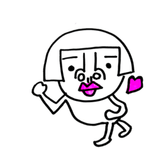 [LINEスタンプ] キモおかっぱユー