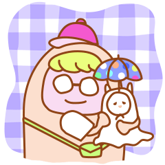 [LINEスタンプ] キューティーパイねいるちゃん