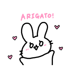 [LINEスタンプ] しろめうさぎちゃん