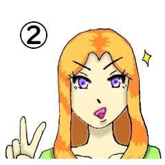 [LINEスタンプ] ミカちゃん【感情偏2】