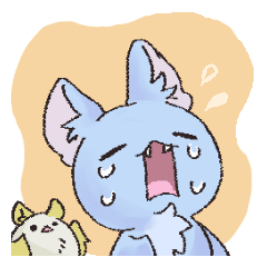 [LINEスタンプ] コウモリのモモジロさま。