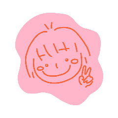 [LINEスタンプ] いつものおんなのこ