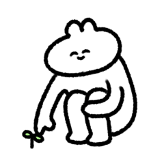 [LINEスタンプ] にんまりうさぎさん敬語【毎日使える】