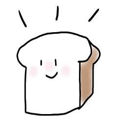 [LINEスタンプ] 食パンである。