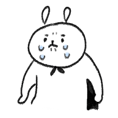 [LINEスタンプ] うさちゃんマン