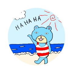 [LINEスタンプ] るんるんらりたん 夏