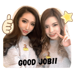 [LINEスタンプ] 仲良しちゃんズ