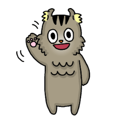 [LINEスタンプ] アメリカンカールのカント君