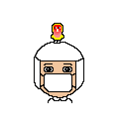 [LINEスタンプ] ぐり子のドット絵