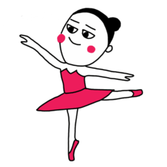 [LINEスタンプ] ゆめみるバレエちゃんスタンプ