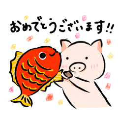 [LINEスタンプ] 正直なぶた2（敬語とか）